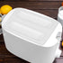 Silicone Toaster Dust Cover, 2 Slice Electric Bread Maker Lid, White Toaster Machine Top Cover Accessories