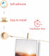 BIZYAC Hanging Photo Display Room Wall Decor - Sculptural Picture Frames Collage with 30 Clips