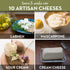 Set 5 Set Easy Cheesemaking | Cheese Molds + Cheese Making Book | Made in Italy | Recipes to Make Ricotta, Paneer