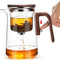 Enchant Tea Pot - 800ml/27.1oz Witchcraft Magic Glass Teapot, Magnetic Water Separation