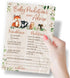 Baby Predictions & Advice for New Parents, Set of 50 Cards, Woodland Baby Shower Activity, Gender Neutral Theme