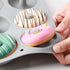 Silicone Donut Mold for 6 Doughnuts, Set of 2, Food Grade LFGB Baking Pan, Non-Stick, Dishwasher Safe