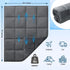 5lb: Cozy (29" 24") L'AGRATY Weighted Lap Blanket Small Weighted Blanket for Adults Portable Travel - Cooling Pad