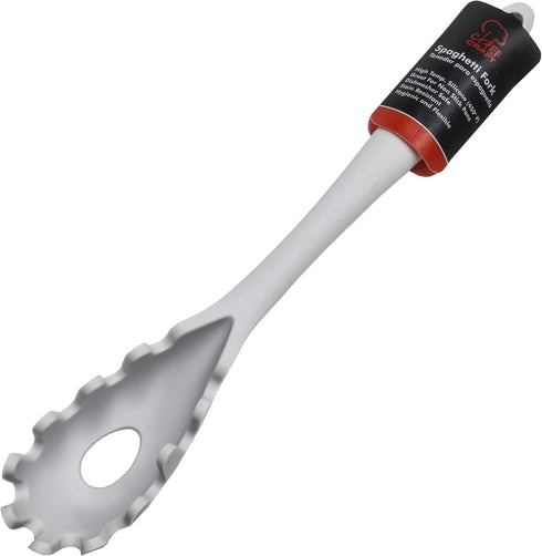 Chef Craft Premium Silicone Spaghetti/Pasta Fork - 11.5 inch, Gray Cooking Utensil