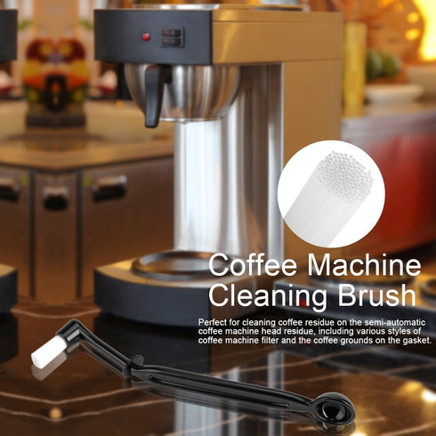 Coffee Machine Brush, Dual-Use Nylon Espresso Brush for Home Kitchen Use