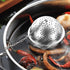 Extra Large Spice Ball for Cooking, Stainless Steel Tea Infuser with Extended Chain Hook for Brewing