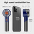 Handheld Portable Turbo Fan, Powerful Personal Fan (7000rpm High-Speed Motor, Battery 3-16 H), USB Rechargeable, Navy
