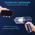 Handheld Car Vacuum Cleaner, 9000Pa High Power Wet and Dry Vacuum with LED Light and Multi-Nozzles for Home