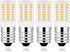 E17 Light Bulb 3000K Warm White - T5 Intermediate Base Microwave LED Bulbs, 3.5W Equivalent for Refrigerator, 4 Pack