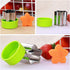 Vegetable Cutter Shapes Set - 8 Pack, 1.5" Stainless Steel Mini Cookie & Fruit Cutters for Kids, Baking & Food Prep