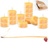 PURE PLANT HOME Honey Scented Beeswax Candles - 100% Pure Natural, 10 DRIPLESS Candles, Made in USA