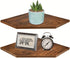 Homode Corner Shelf Wall Mount, Set of 2 Floating Corner Shelf Organizer