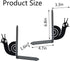 TYLCC 1 Bookends Cute Snail Metal Book Ends, Novelty Decorative Bookends for Bookshelf, Book Organizer for Desk Home
