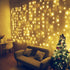 Lights,13ftx6.5ft 30V 8 HEYFUNi Curtain Safety Window Curtain Icicle String Lights Modes for Christmas Wedding Party