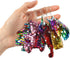 TTSAM 20 Pieces Reversible Mermaid Sequin Keychain, Glitter Flip Sequin Keychains Animal Shape for Party Events Gift