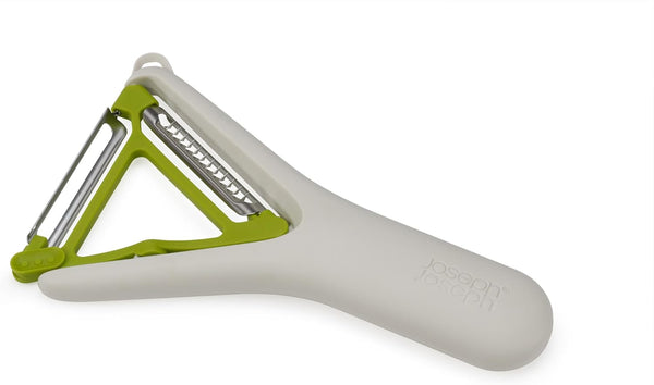 Joseph Joseph Switch 2-in-1 Potato Peeler, Straight and Julienne stainless steel blades,