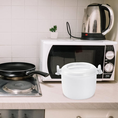 DOITOOL Microwave Rice Cooker, Mini Steamer for Pasta, Chicken, Bacon, and Vegetables