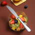 Berglander Dinner Knives Set of 6, Stainless Steel Shiny Mirror Dinner Knife, Dishwasher Safe