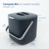 BLUE GINKGO Kitchen Compost Bin - Easy Clean Food Waste Bin for Kitchen | Countertop Compost Bin Kitchen Food Scrap Pail Bucket | Made in Korea (0.69 gal / 2.6L) - Grey by BLUE GINKGO
