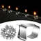 50 Pcs Lights Gutter Hook Clips for Hanging Outdoor Holiday Galvanized Lights