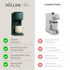 6 12oz WILLOW Eco Series Single Serve Coffee Maker for K Cup and Ground Coffee, to Brew Sizes with Strong Brew Option