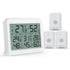 AMIR 3 3 Indoor Outdoor Thermometer, Channels Digital Hygrometer Thermometer with Sensor, Temperature Humidity Monitor