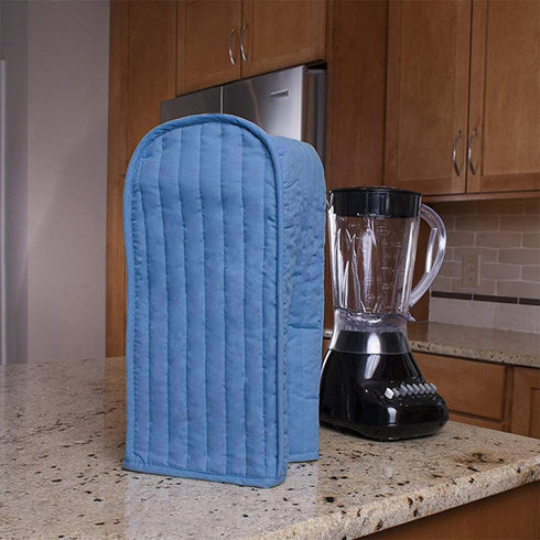 Blender Dust Cover, Stand Mixer or Coffee Maker Appliance Cover, Anti Fingerprint Polyester for Home Kitchen (Blue)