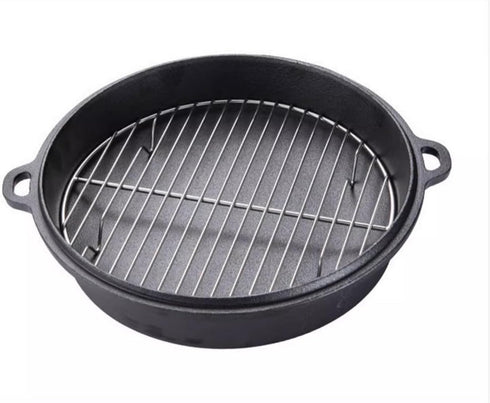 Campingmoon Stainless Steel Round Cooling Rack - Baking, Steaming, and Roasting Rack for Dutch Oven