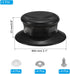 uxcell 2pcs Pot Pan Lids Replacement Knob, Plastic Pan Cover Holding Handles Fits Skillets and Kitchen Cookware Covers, Black
