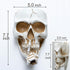 White Skull Planter Pot for Outdoor Plants, Halloween Vase, Goth Flower Pot, Day of The Dead Decor