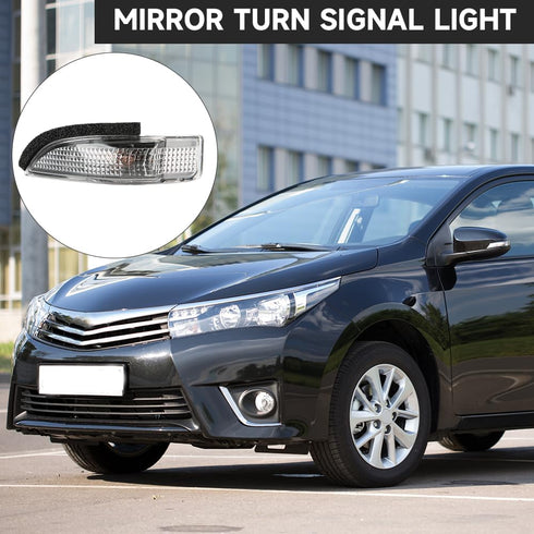 Front Left Side Wing Mirror LED Turn Signal Light Mirror Indicator Blinker Light - Compatible for Toyota Corolla 2014-2019 for Toyota Avalon Prius C 2013-2018 - Replace Part 8174052050 by YOLLKY