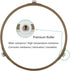 Microwave Turntable Ring, 8.7 Inch Tray Roller Support Ring, Large Glass Plate Tray Wheel Ring (2 PCS), Roller Height