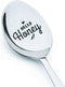 Gift for Wife | 7 Inch Hello Honey Engraved Spoon for Women, Valentine's, Engagement, Christmas Gift
