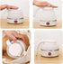 Travel Collapsible Electric Kettle, Portable Silicone Heating Water Boiler for Fast Boiling with Separable Power Cord