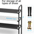 Closet 3 10.8 40.2 25.8 Long Shoe Rack for - Tier Shoe Organizer Storage for Entryway, Front Door Entrance, Metal