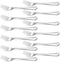 Briout Silverware, Dinner Fork Set of 12 - 8 Inches Premium Food Grade Stainless Steel Forks for Home Kitchen