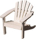 Timeless Minis JCD9190-564 Mini Adirondack Wood Chair White