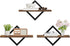 Set 3 TBJ03P3BF CHOEZON Floating Shelves for Wall, of Hanging Shelves, Wall Decor Display Shelves for Living Room