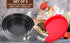 Premium Springform Pan Set - 4, 7, 9, 10 Inches Round Cake Pans with Removable Bottom