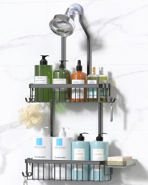 YASONIC Shower Caddy Hanging, Never Rust Shower Organizer Hanging, Aluminum Shower Racks