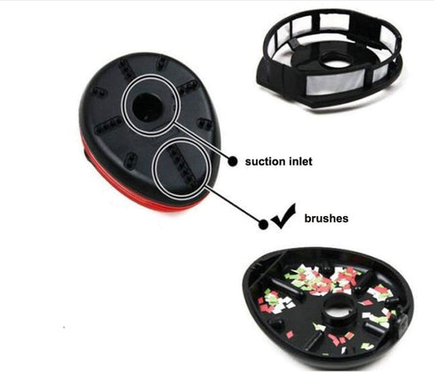 Ladybug Mini Vacuum Cleaner, Portable Corner Desk Dust Sweeper, 1Pcs