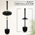 Set,304 Black Toilet Brush and Holder Stainless Steel Toilet Bowl Brush and Holder for Bathroom,Heavy Duty Toilet