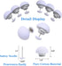 30 Pcs Duvet Pins, Comforter Pins, Curtain Pins, Duvet Clips, Affordable Sets, White-Round, Use as Duvet Donuts