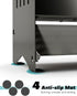 Kitchen Sink Caddy Organizer, Sponge Holder for Kitchen Sink with Upgraded Extra-Wide Drain Board, Efficient Drainage
