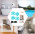 24 Secopad Bathtub Stickers Non-Slip, PCS Safety Shower Treads Adhesive Appliques with Premium Scraper (Blue)