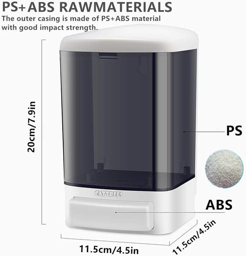 Manual Soap Dispenser, 33.8oz/1000ml Wall Mounted for Liquid Containers, Shampoo Gel, Black Plastic