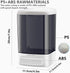 Manual Soap Dispenser, 33.8oz/1000ml Wall Mounted for Liquid Containers, Shampoo Gel, Black Plastic
