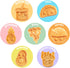 Fun Food Friends Mini Waffle Maker - 7 Kawaii Style Design Pancakes for Fun Breakfast or Kids Dessert Treats