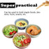 4 PCS 4.7inch Lightweight Wheat Straw Bowls - Unbreakable Cereal Pasta Bowls, Microwave & Dishwasher Safe, Beige