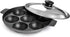 Appam Patra Paniyaral Non-Stick Paniyaram Pan with Stainless Steel Lid, 7 Balls